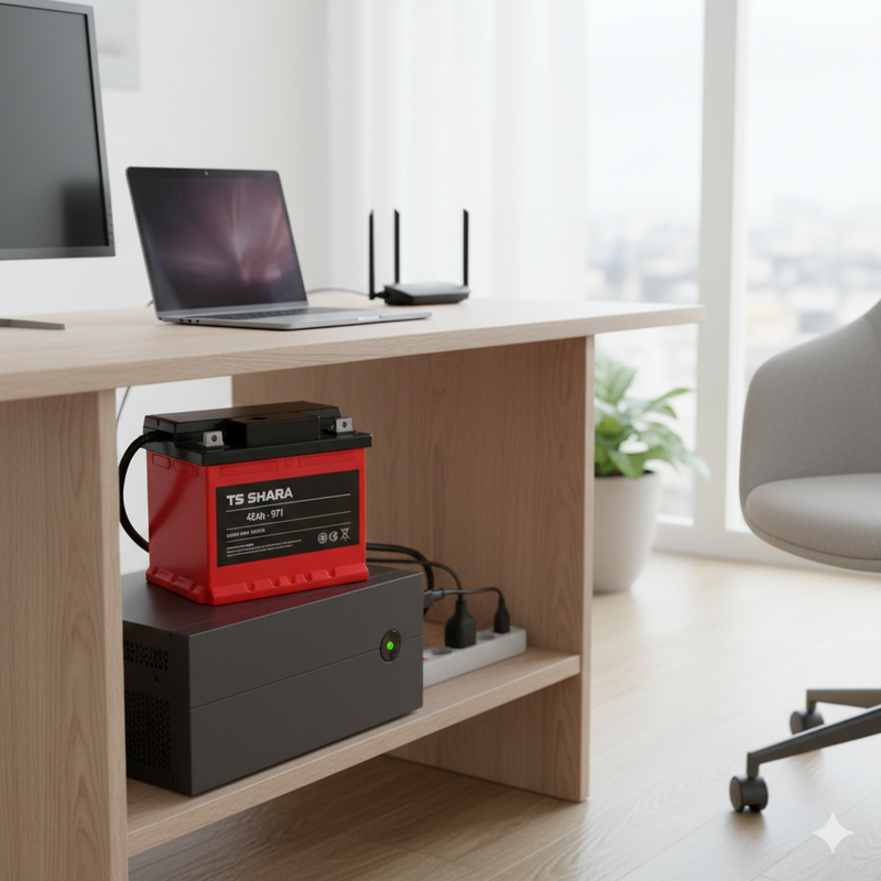 Bateria TS Shara 45Ah vista frontal