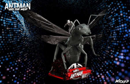 Wicked Marvel The Ant Man Bust - 3D Print Model Wicked Marvel The Ant Man Bust - 3D Print Model