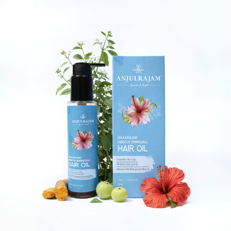 Hibiscus Bhringraj Hair Oil