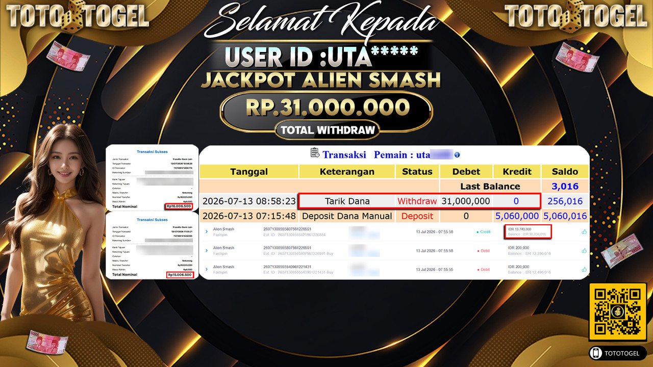 bukti-pembayaran-jackpot-permainan-slot-alien-smash-id:utalunas-05-07-54-2026-07-14