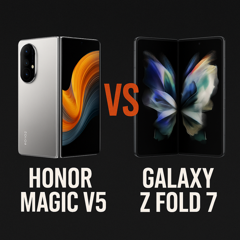 Honor Magic V5 vs Galaxy Z Fold 7: O Duelo dos Dobráveis Quebrando Pescoços (e Paradigmas)