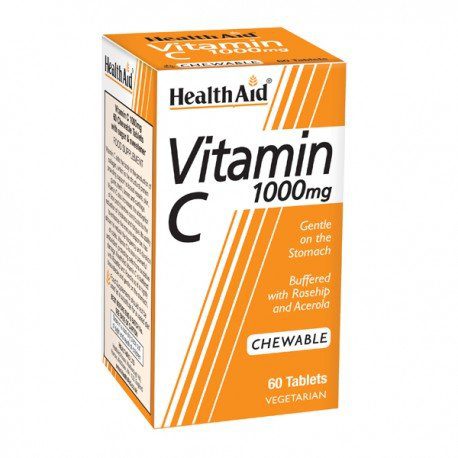 Vitamin C 1000Mg Chewable Healthaid 60`S