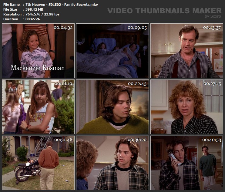 7th Heaven - S01E02 - Family Secrets.mkv