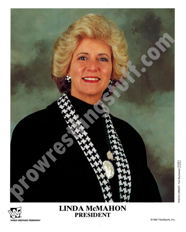 Linda McMahon P-275 WWF 8x10 promo photo