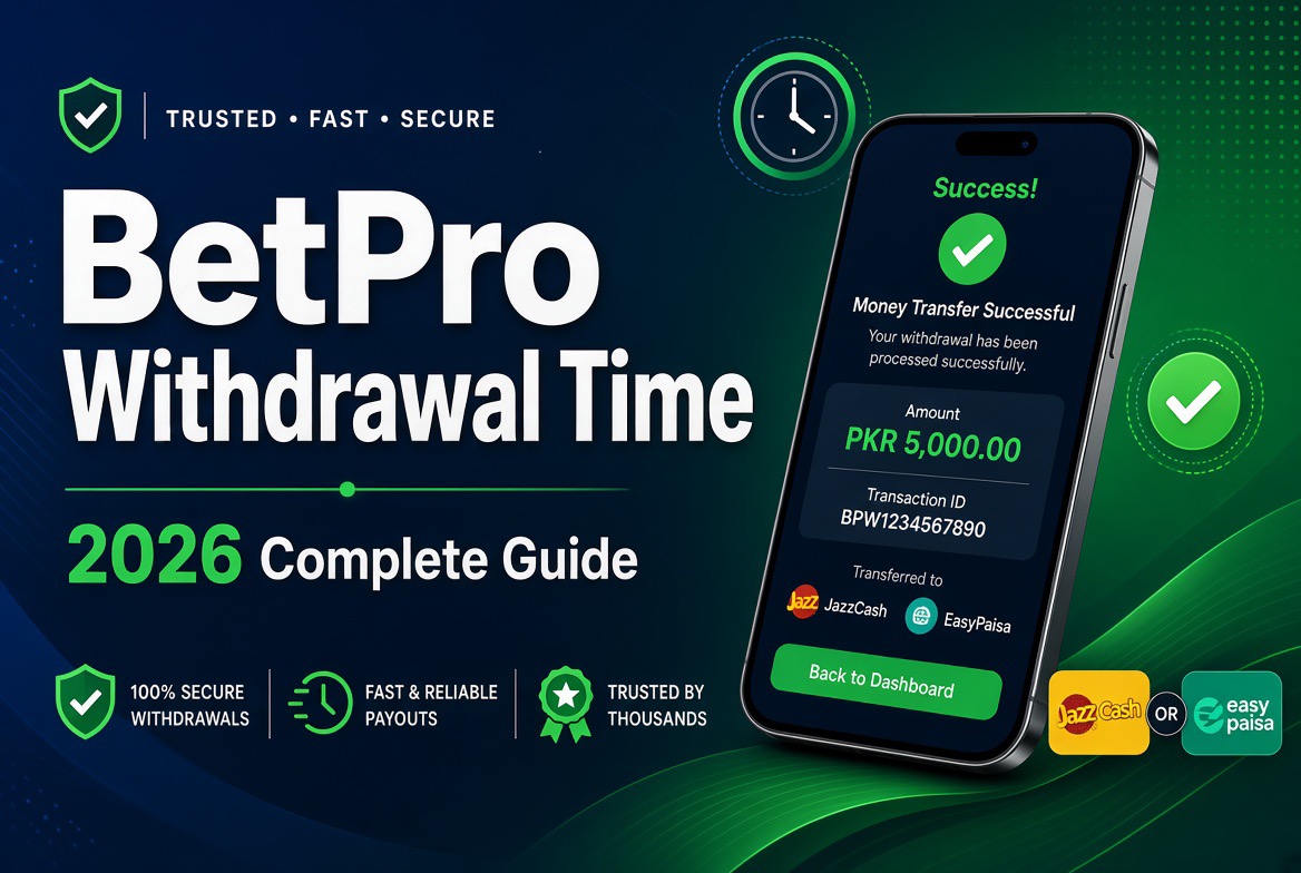 BetPro Withdrawal Time Kitna Lagta Hai 2026 – Complete Guide