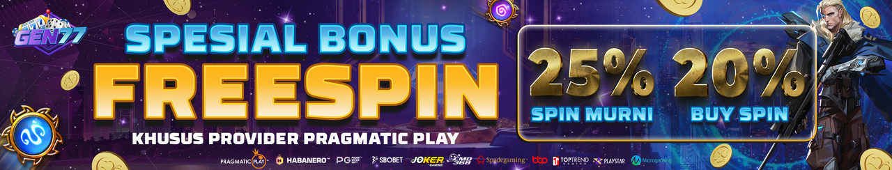SPESIAL BONUS FREESPIN | 25% BONUS FREESPIN 20% BUYSPIN BONUS
