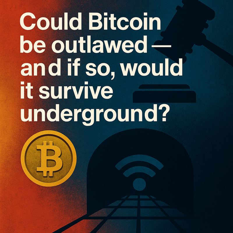Could Bitcoin be outlawed — and if so, would it survive underground?