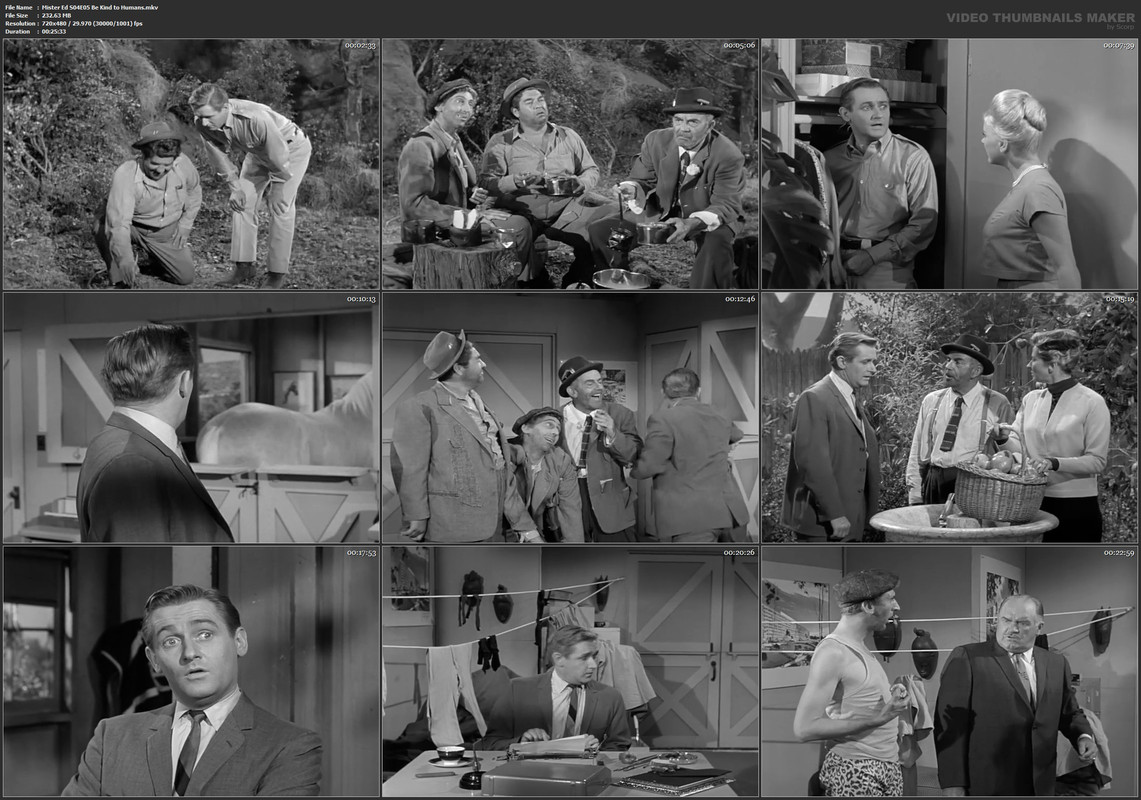 Mister Ed S04E05 Be Kind to Humans.mkv