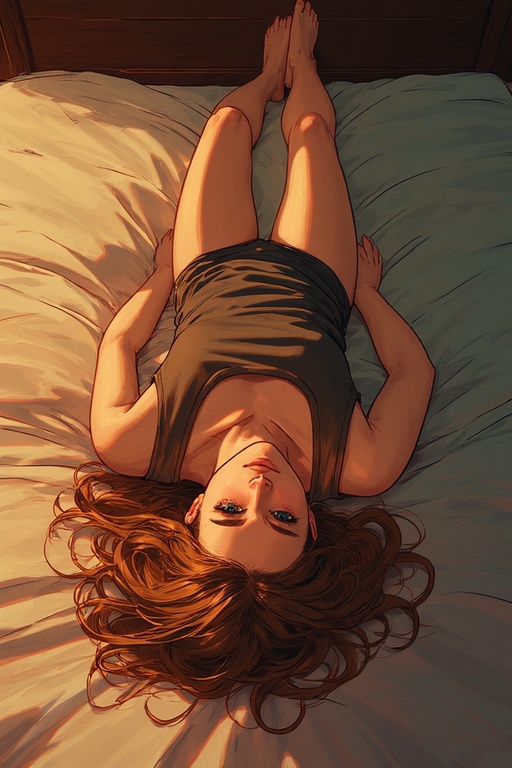 She-is-laying-down-on-a-bed-sp-23