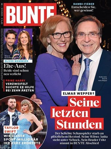 Cover: Bunte Magazin No 46 vom 10  November 2023