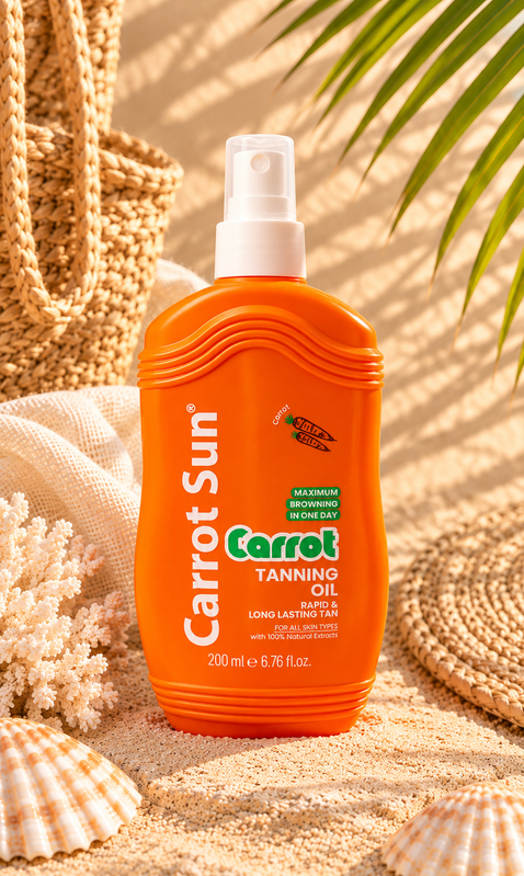 Carrot Sun Tanning Oil Spray - Carrot 200ML