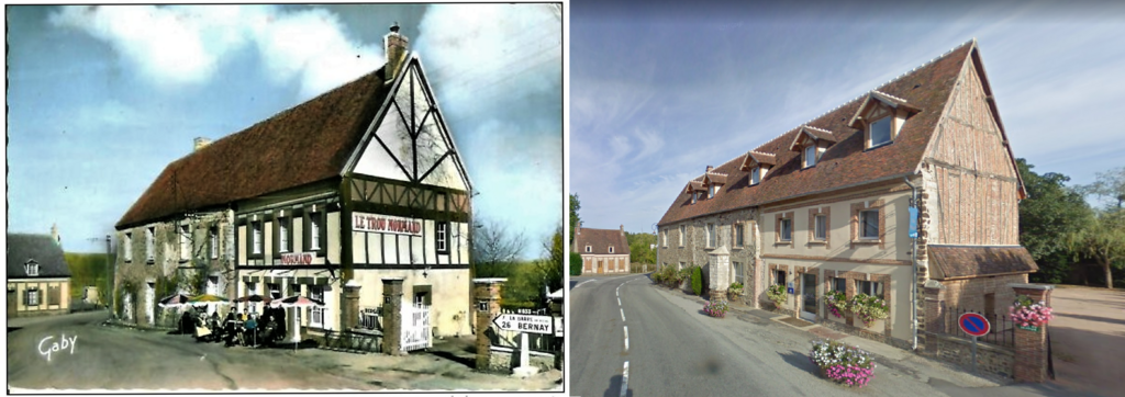 13. Le Trou normand circ. 1963 et aujourd'hui
