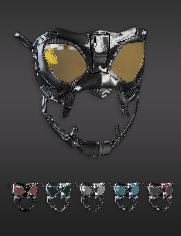 Mnyama Armor Mask for Genesis 8.1 Males