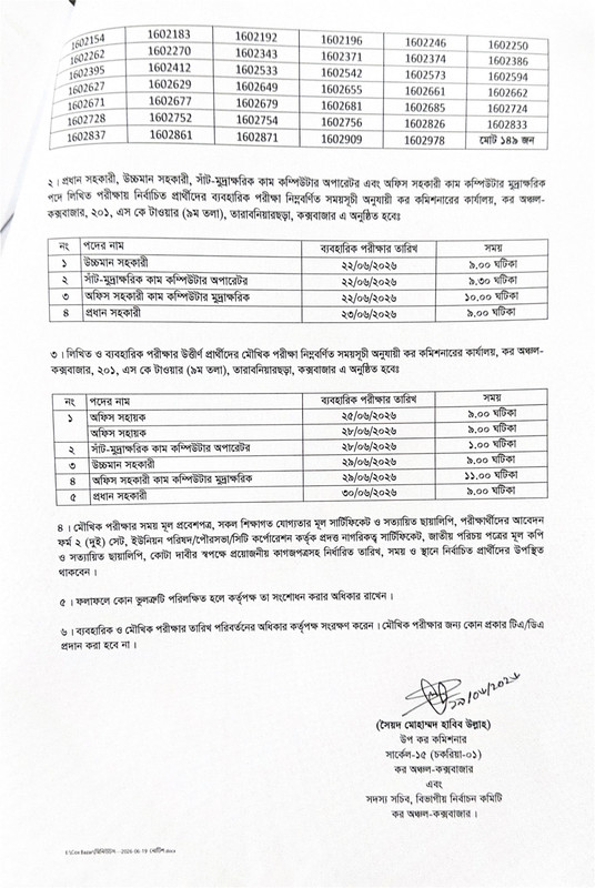 Taxes-Zone-Coxs-Bazar-Exam-Result-2026-PDF-3