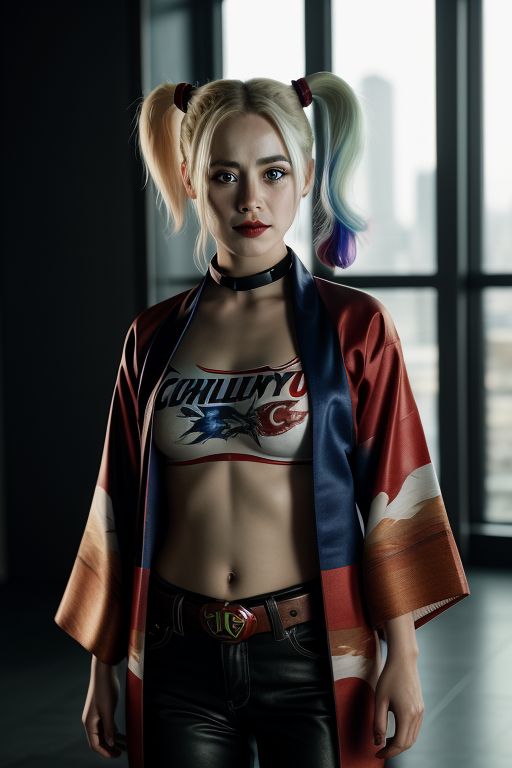 Harley-Quinn-wearing-a-kimono-31