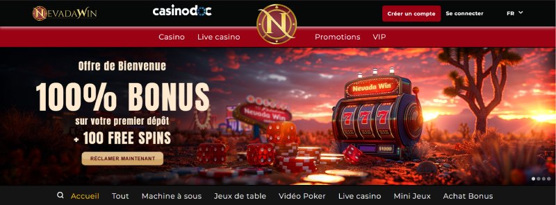 Nevadawin Casino : Notre test complet d'une plateforme prometteuse nevada win bonus sans depot - Nevadawin Casino : Notre test complet d'une plateforme prometteuse