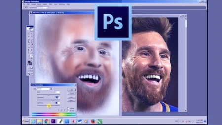Realistic Drawing& Photoshop of Football soccer player