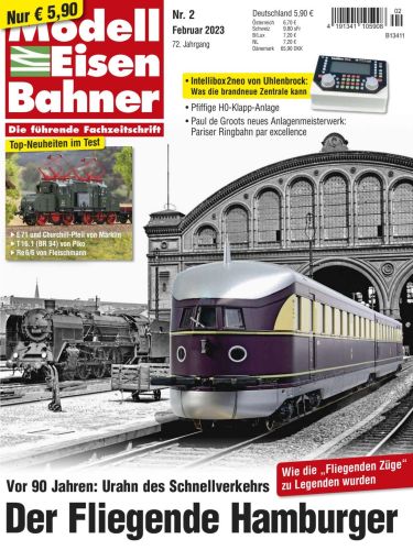 Cover: Modell Eisen Bahner Magazin Februar No 02 2023