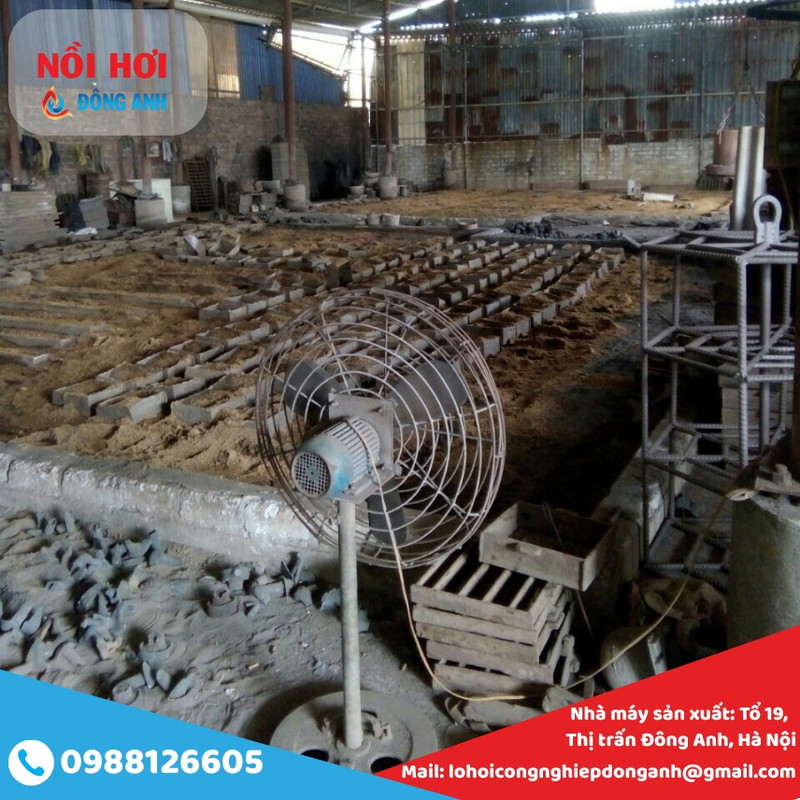 xưởng đúc ghi nồi hơi