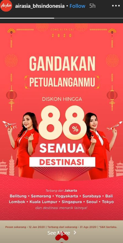 Tiket promo air asia 2020