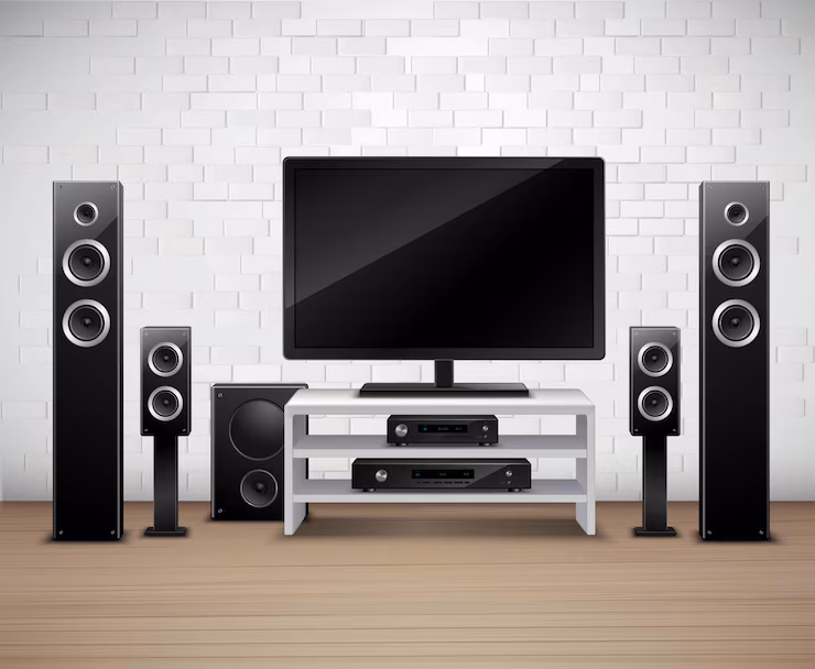 Sistema de Home Theater clássico dos anos 2000