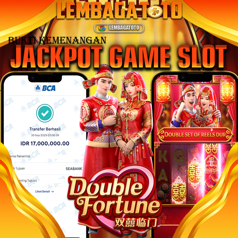 BUKTI JACKPOT 01 OCTOBER LEMBAGATOTO DOUBLE FORTUNE Rp.17.000.000,- LUNAS