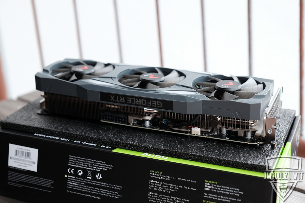 PNY GeForce RTX 3080 10GB XLR8 Gaming UPRISING EPIC-X RGB Triple Fan ...