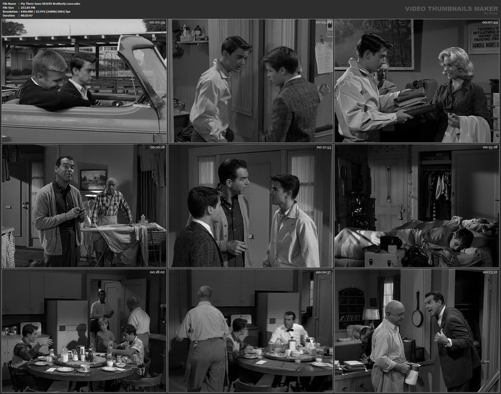 My Three Sons S01E05 Brotherly Love.mkv