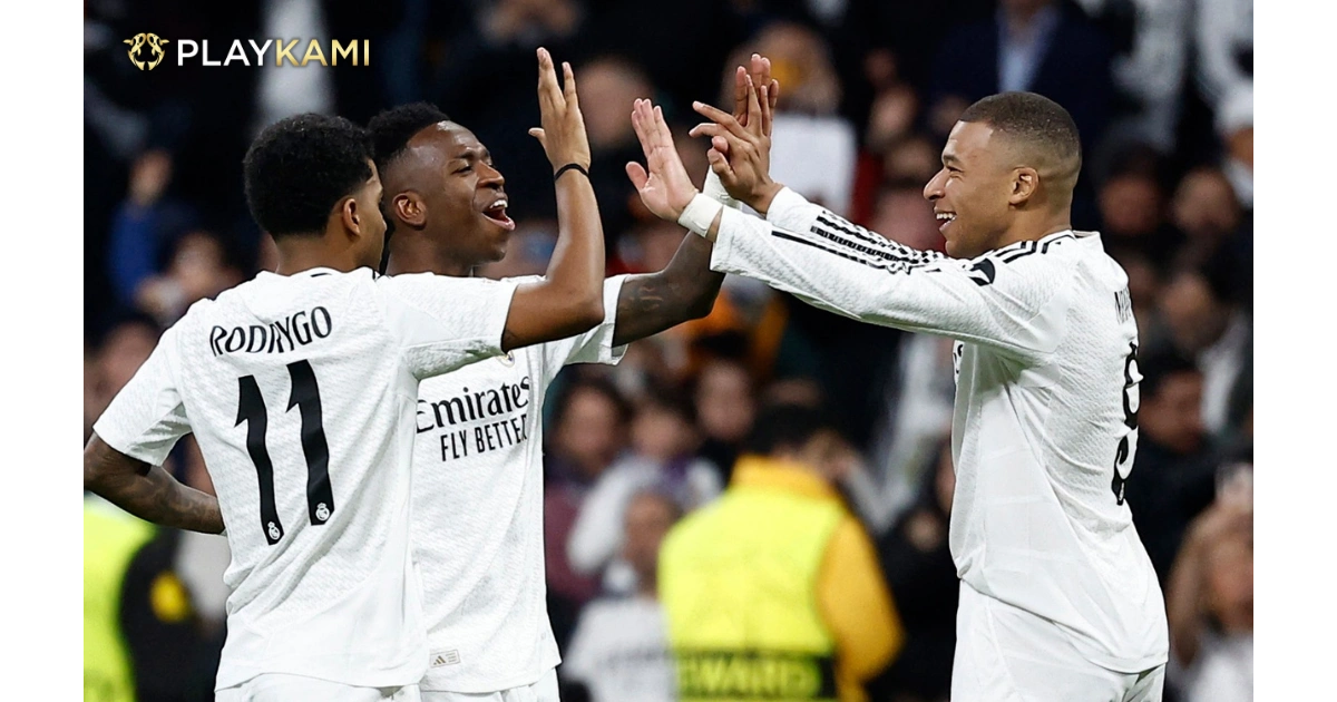 Playkami Duo Mbappe dan Vini di Madrid