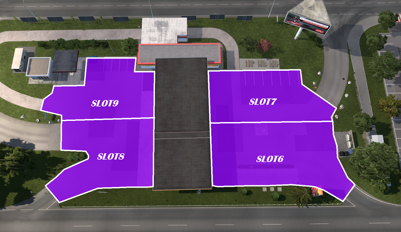 Slot6 ---> Slot9 ● INNSBRUCK > gas station