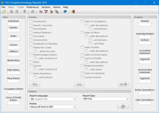 The Complete Genealogy Reporter / Builder 2018 Build 201013