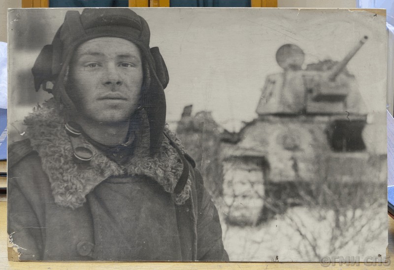 Портрет танкиста Смирнова Январь 1944 г.