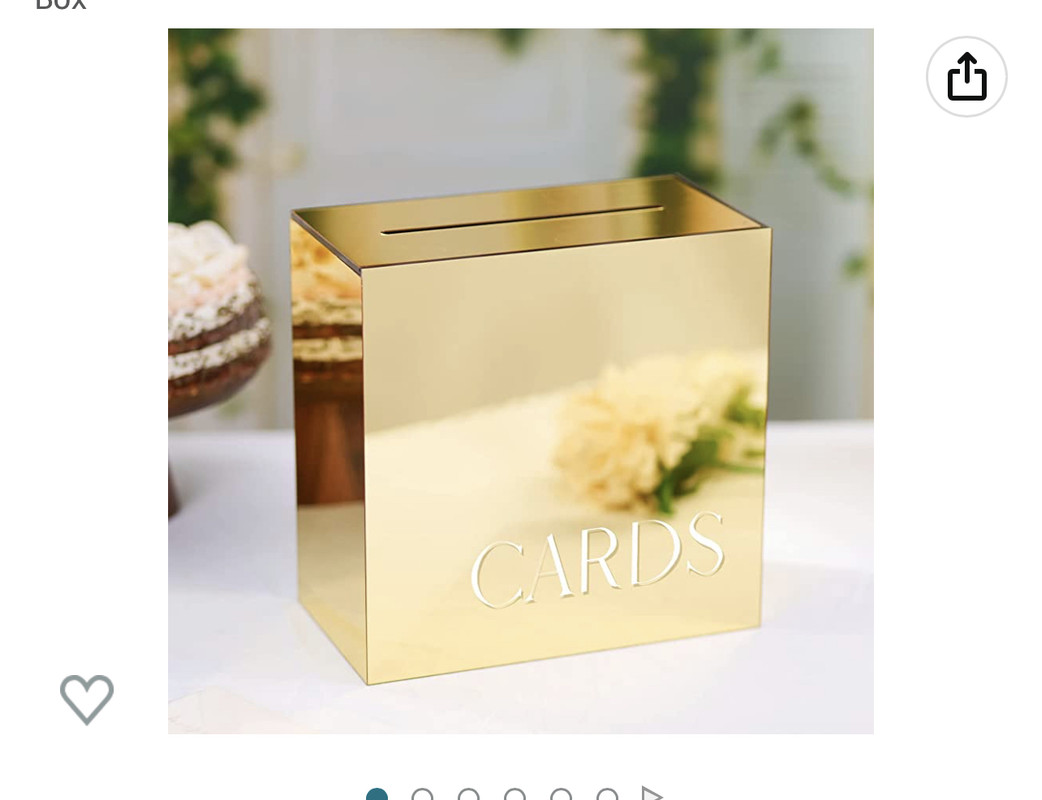 Shiny Gold card Box