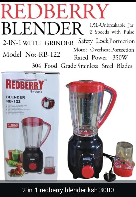 Redberry blender 2 in 1