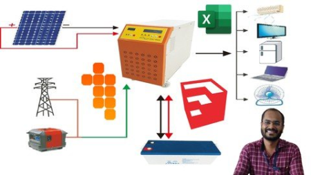 A to Z Design of hybrid Rooftop Solar System