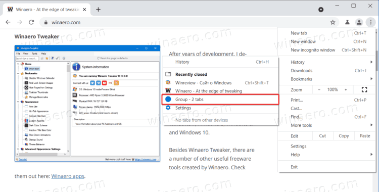 Restore All Tabs On Chromebook Command