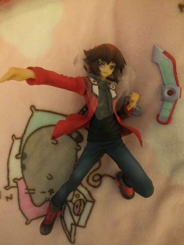 Amakuni Yu-Gi-Oh! Duel Monsters GX Jaden Yuki Figure Re-Run red