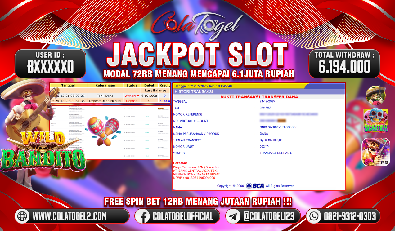 JACKPOT SLOT GACOR!!