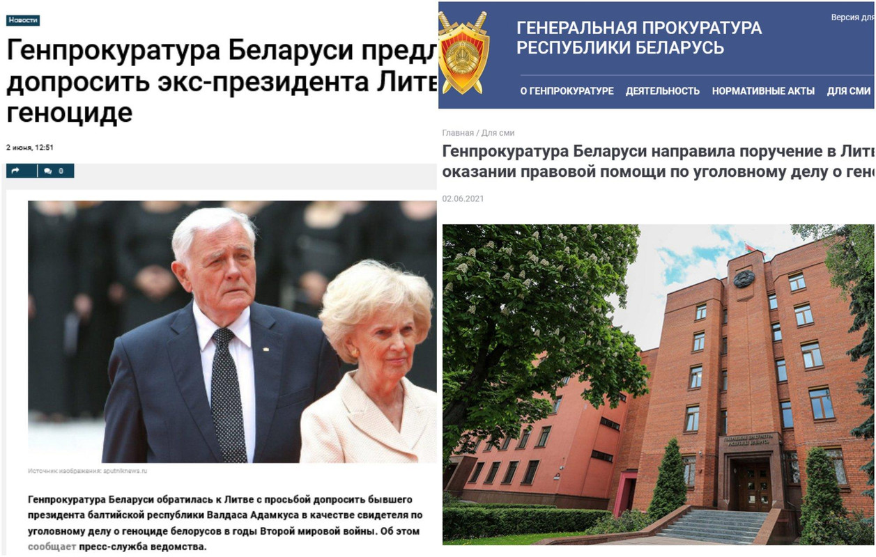 Lietuvai iškelta baudžiamoji byla. Ir tai labai gerai. Fašistinė valdžia turės atsakyti
