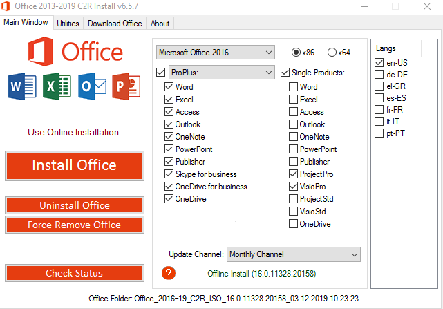 Microsoft Office Professional Plus Version 1902 (Build 11328.20158) (x86-x64) 2019