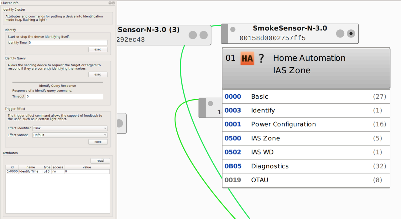 Heiman HS1SA-N Identify Cluster info