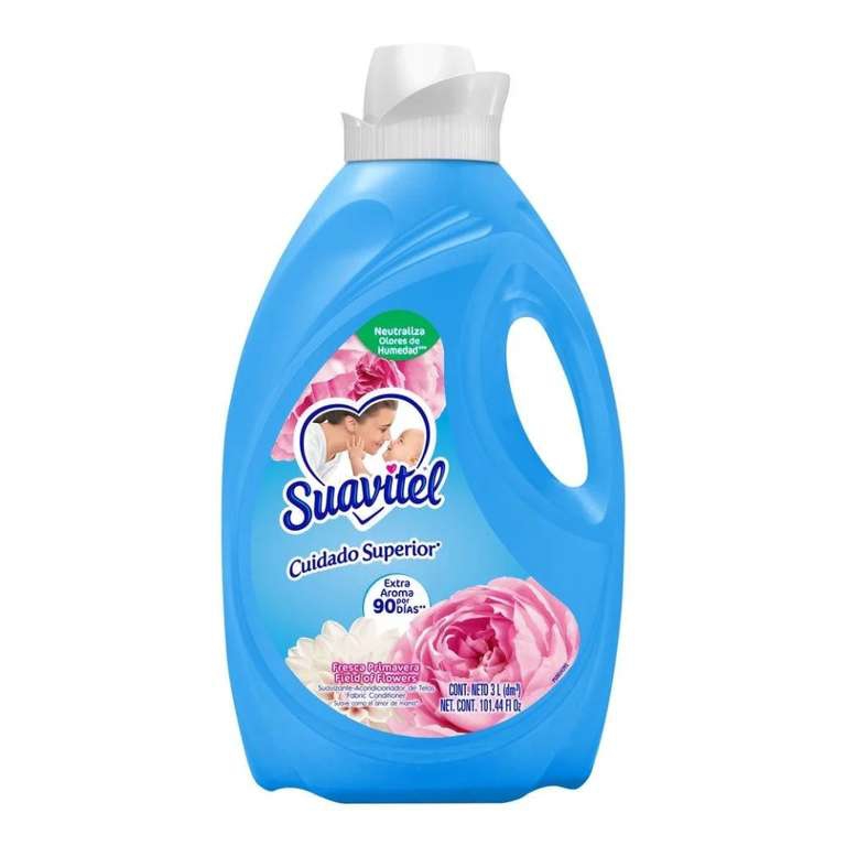 Walmart: Suavitel cuidado superior fresca primavera 3 Litros