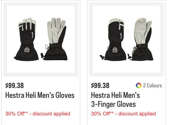 Sport Chek] Hestra gloves on sale 30% off - various models and sizes -  RedFlagDeals.com Forums