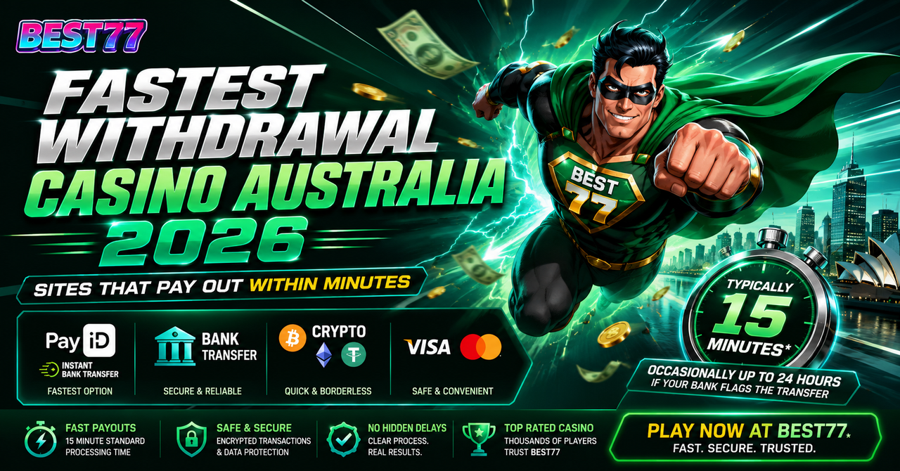 fastest withdrawal casino Australia