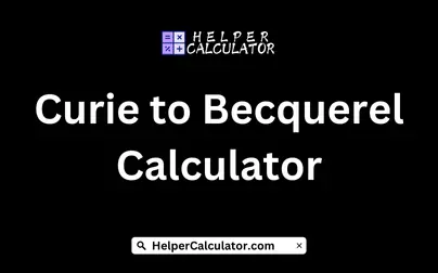 Curie to Becquerel Calculator