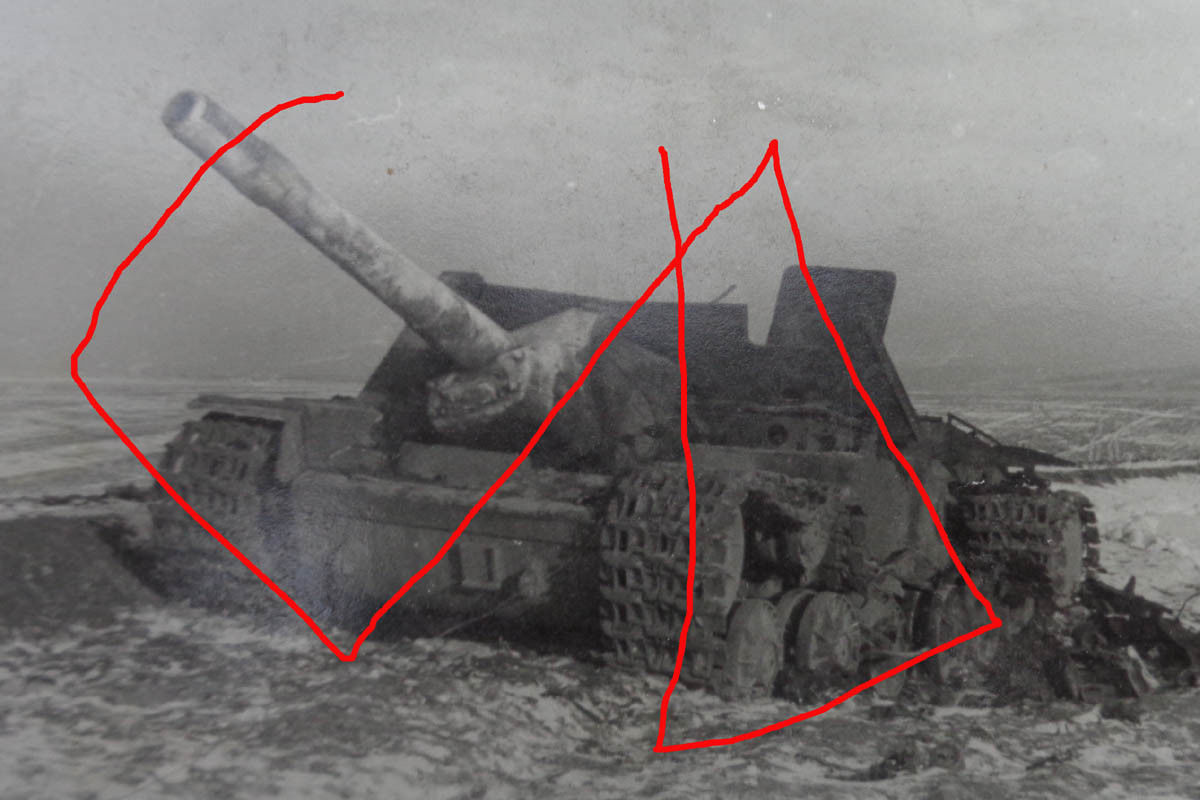 Russland ca. 1943 russisches Sturmgeschütz ISU -152