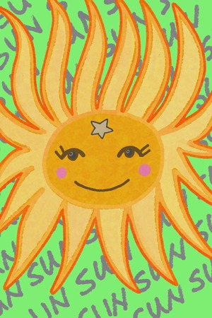 19 The Sun 타로카드 썸네일