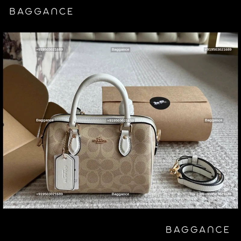 Coach Pillow Bag 23SS – Mini Boston Design | 18cm | Fullbox