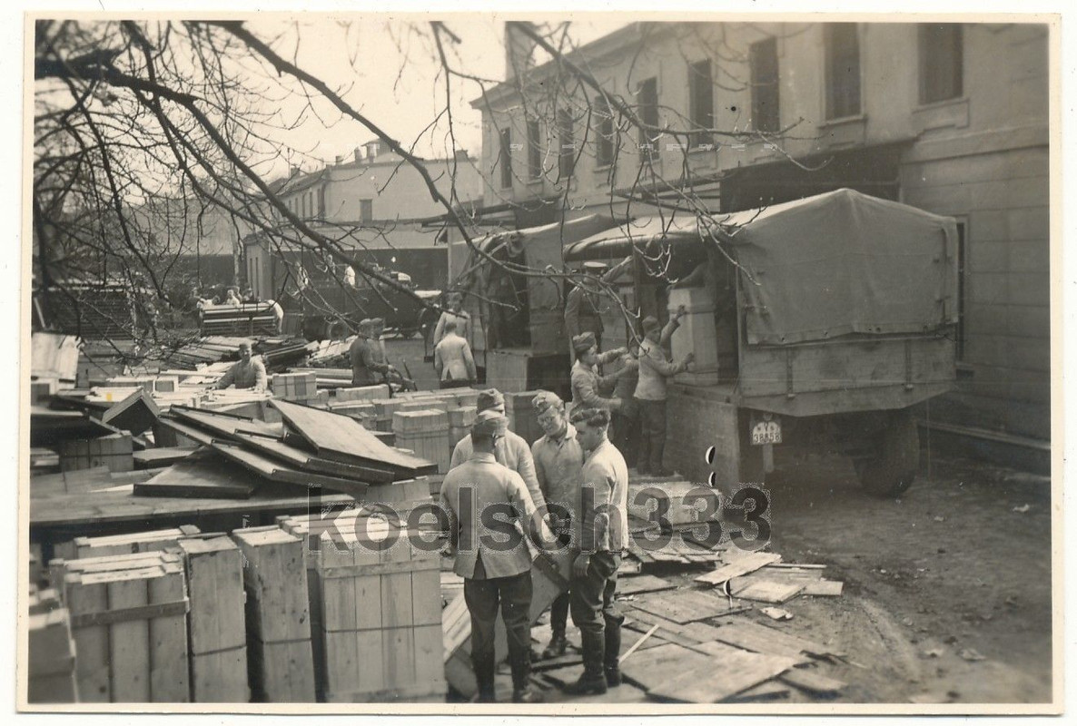 Mobilmachung Polenfeldzug Ausrüstung LKW Anhänge