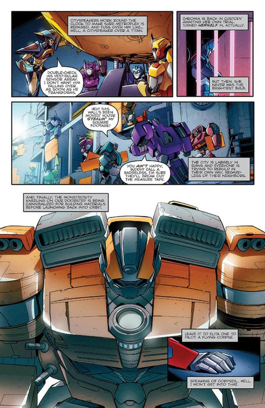 Transformers Till All Are One Issue 9 Three Page
